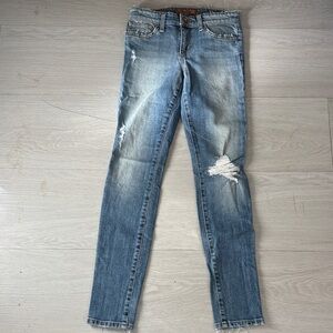 Joe's Jeans Light Blue Distressed Skinny Jeans